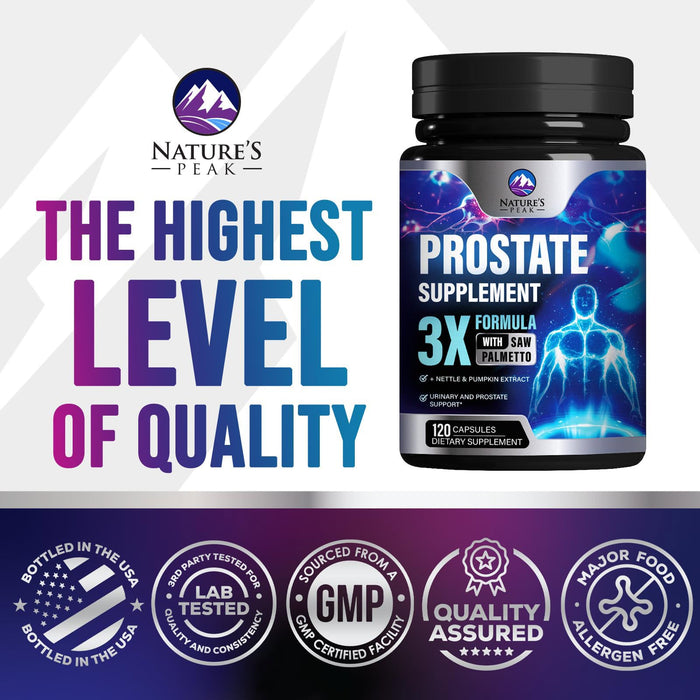 Mens Prostate Support Formula - 120 Capsules