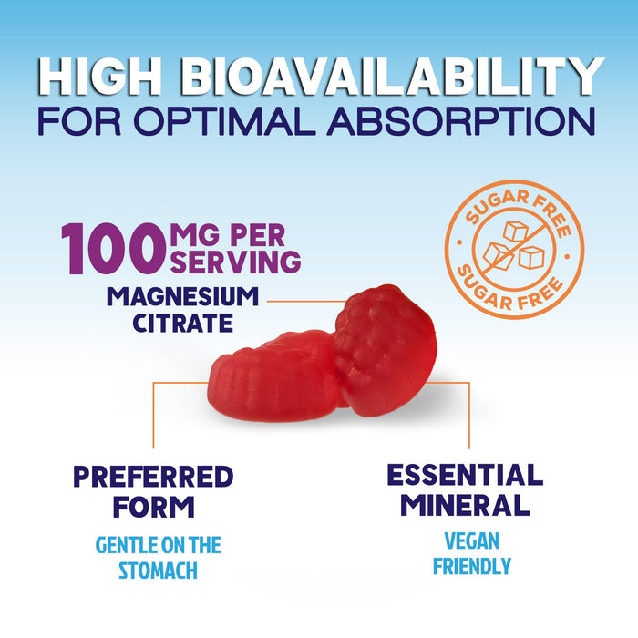 Magnesium Citrate Gummies Sugar-Free - 60 Gummies
