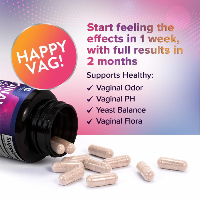 Vaginal Probiotics for Women pH Balance with Prebiotics 50 Billion CFU – 120 Count