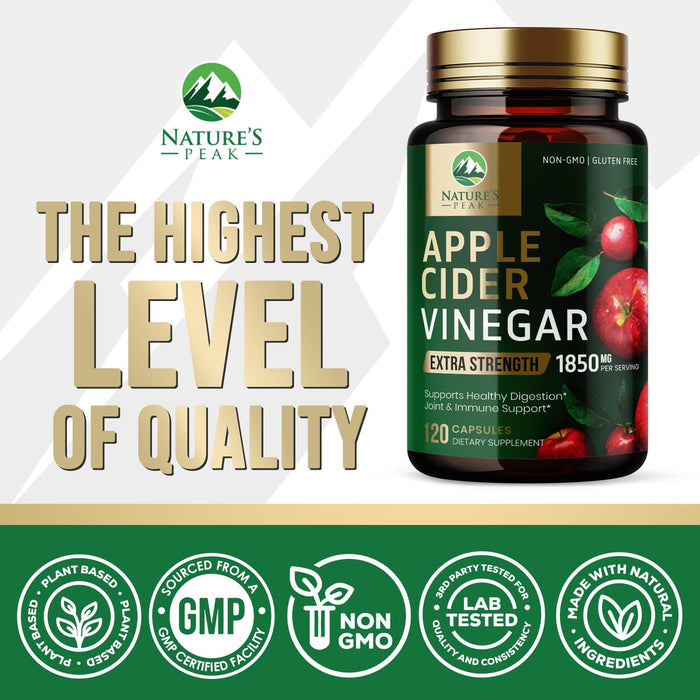 Apple Cider Vinegar Capsules – 120 Count