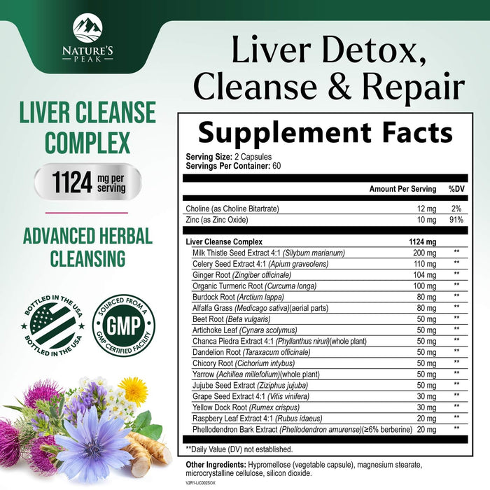 Liver Support Formula – 120 Capsules