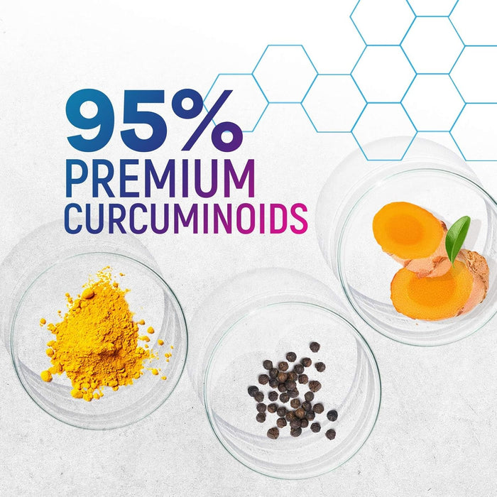 Turmeric Curcumin Supplement 1500mg - 95% Curcuminoids with BioPerine Black Pepper for Best Absorption - Best Natural Vegan Joint Support - Bottled in USA, Non-GMO, Organic Tumeric - 120 Capsules