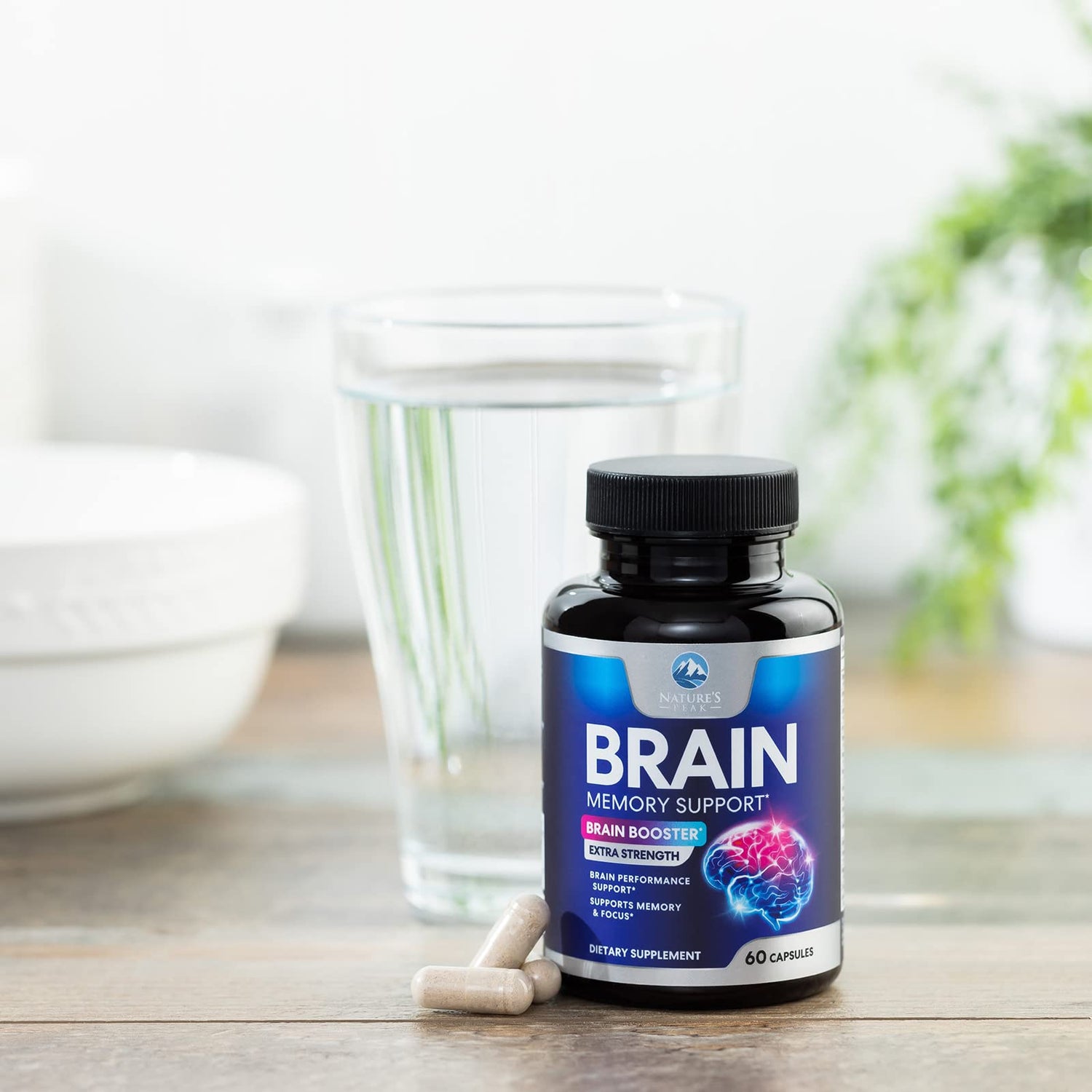 Nature's Peak NP Brain Supplement for Memory and Focus - Brain