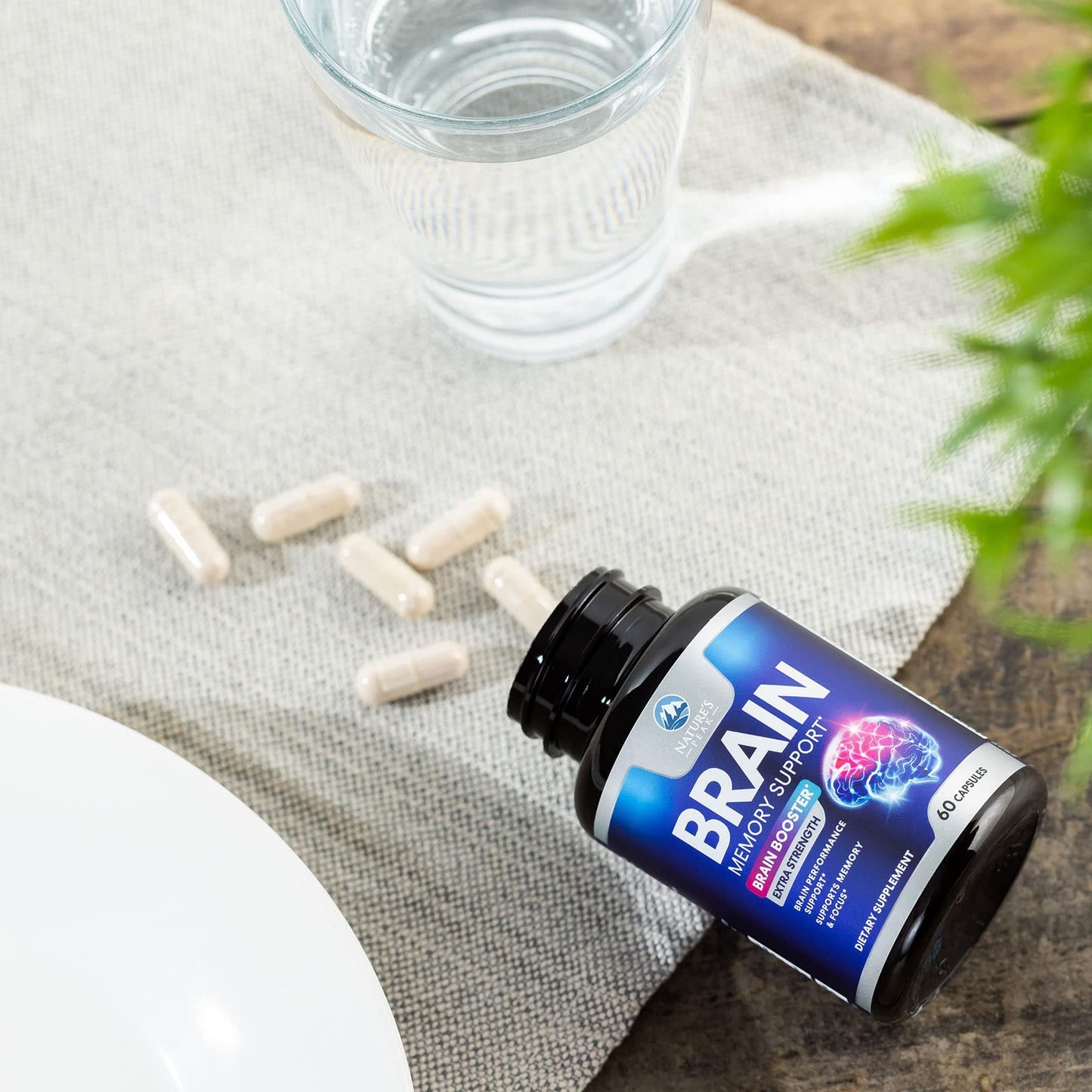 Nature's Peak Brain Supplement for Memory and Focus, Nootropic Support
